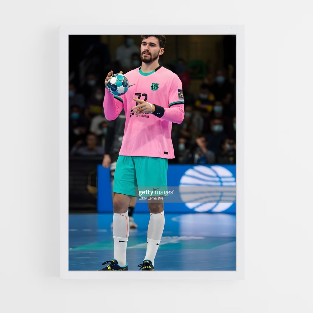 Poster Ludovic fabregas – affiche Handball (vue 3)